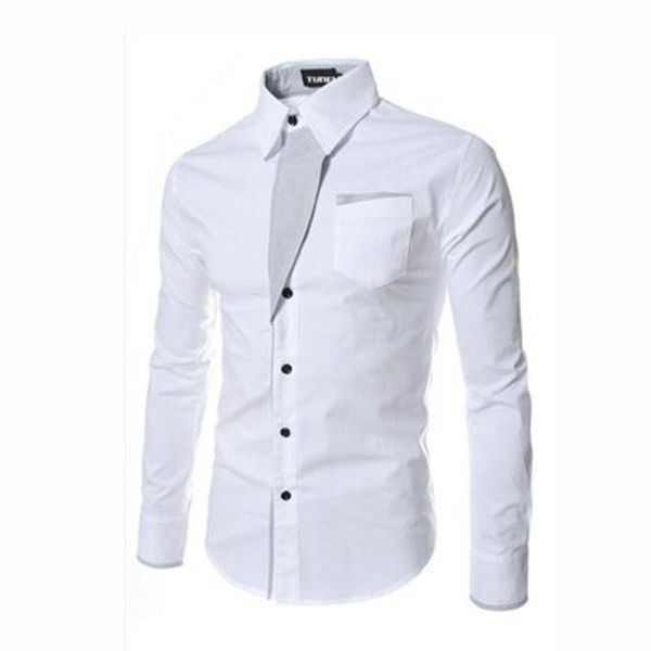 men long sleeve solid color single breasted shirt camisa,turn-down collar candy color casual shirt slim fit korean style chemise, White;black
men long sleeve solid color single breasted shirt camisa,turn-down collar candy color casual shirt slim fit korean style chemise, White;black