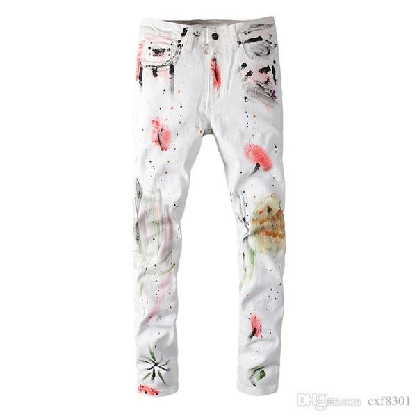 designer jeans mens off distressed ripped skinny trousers luxury clothes slim motorcycle moto biker hip hop denim white black gray man pants
designer jeans mens off distressed ripped skinny trousers luxury clothes slim motorcycle moto biker hip hop denim white black gray man pants