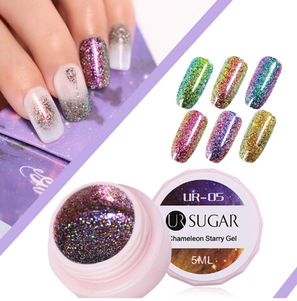 5ml chameleon holographic gel polish starry sparkle glitter soak off uv gel varnish nail art lacquer enamel, Red;pink
5ml chameleon holographic gel polish starry sparkle glitter soak off uv gel varnish nail art lacquer enamel, Red;pink