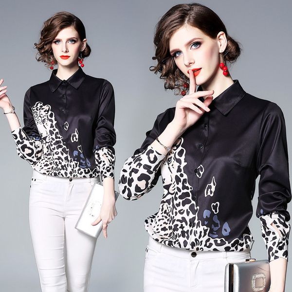 trendy leopard print slim shirts long sleeve 2022 runway designer ladies casual office blouses button down lapel neck womens bussiness clot, White
trendy leopard print slim shirts long sleeve 2022 runway designer ladies casual office blouses button down lapel neck womens bussiness clot, White
