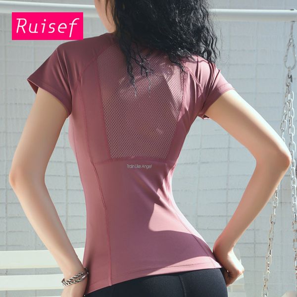 black pink red navy blue mesh sport fitness women short sleeve gym workout for women sport t shirt yoga shirt, White;red
black pink red navy blue mesh sport fitness women short sleeve gym workout for women sport t shirt yoga shirt, White;red