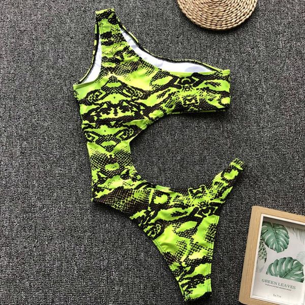 women beachwear bikini one shoulder monokini swimwear one piece fashion push-up printed summer padded ladies hollowed out
women beachwear bikini one shoulder monokini swimwear one piece fashion push-up printed summer padded ladies hollowed out