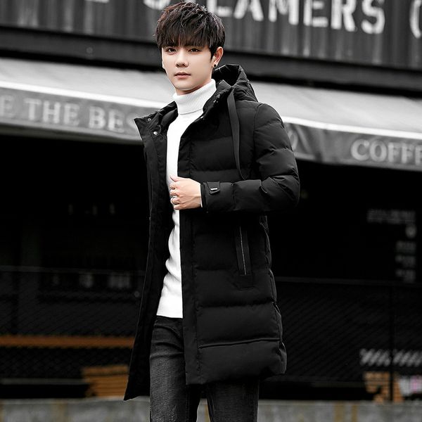 medium and long men's down cotton clothing korean thickened cotton clothing men's cross-border popular winter, Black
medium and long men's down cotton clothing korean thickened cotton clothing men's cross-border popular winter, Black