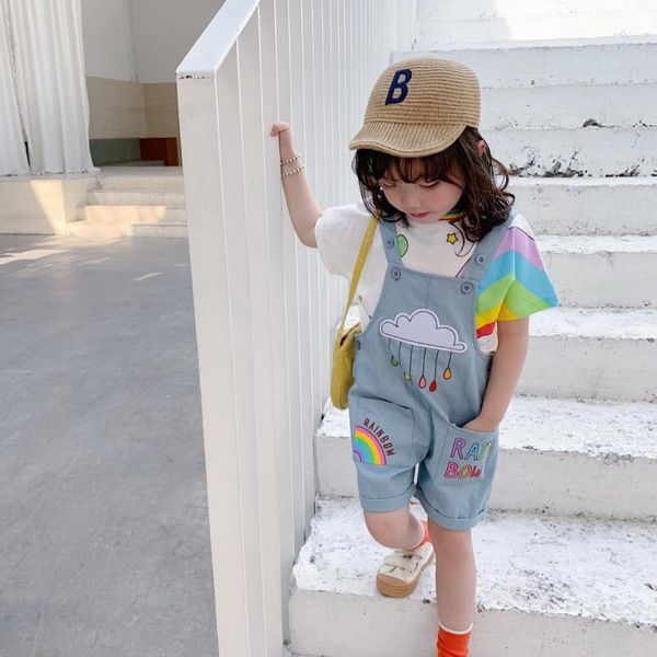 2020 kids girl clothes set ремень шорты +хлопок randow футболка летняя мода baby grils симпатичные подтяжки брюки детские комбинезоны, Blue
2020 kids girl clothes set ремень шорты +хлопок randow футболка летняя мода baby grils симпатичные подтяжки брюки детские комбинезоны, Blue