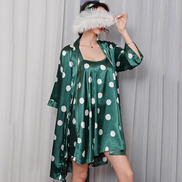 summer satin nighty&robe suit lady short kimono bath gown casual soft nightdress 2pcs sleepwear intimate lingerie nightgown, Black;red
summer satin nighty&robe suit lady short kimono bath gown casual soft nightdress 2pcs sleepwear intimate lingerie nightgown, Black;red