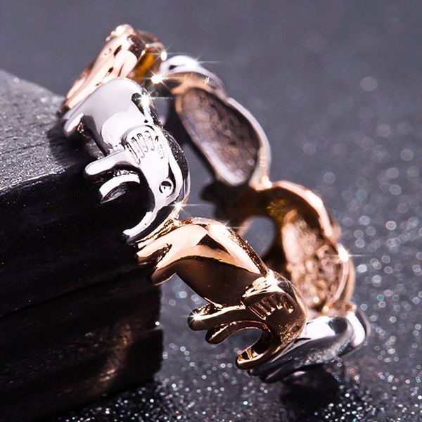 2019 lovely anti allergy elephant ring stainless steel gold silver color cute animal women rings, Golden;silver
2019 lovely anti allergy elephant ring stainless steel gold silver color cute animal women rings, Golden;silver