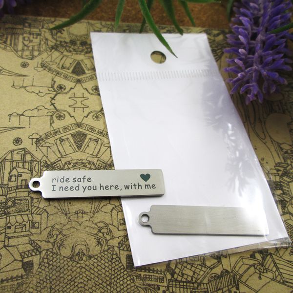 40pcs--"ride safe i love you here with me"stainless steel charms more style for choosing diy charms pendants for necklace, Bronze;silver
40pcs--"ride safe i love you here with me"stainless steel charms more style for choosing diy charms pendants for necklace, Bronze;silver