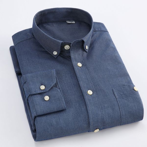 pure cotton long sleeve men's leisure shirts with button chest pocket easy care smart casual striped shirts for male quality top, White;black
pure cotton long sleeve men's leisure shirts with button chest pocket easy care smart casual striped shirts for male quality top, White;black