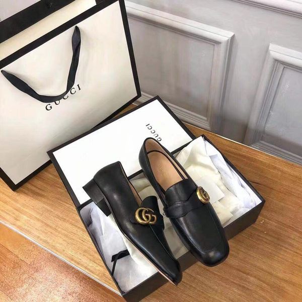 classic mid-heel boat shoes brand leather professional high-heeled shoes round head metal button women dress shoes wsa, Black
classic mid-heel boat shoes brand leather professional high-heeled shoes round head metal button women dress shoes wsa, Black