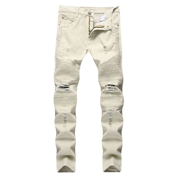 mens skinny jeans biker jeans men runway distressed skinny elastic denim washed black jeans ing, Blue
mens skinny jeans biker jeans men runway distressed skinny elastic denim washed black jeans ing, Blue