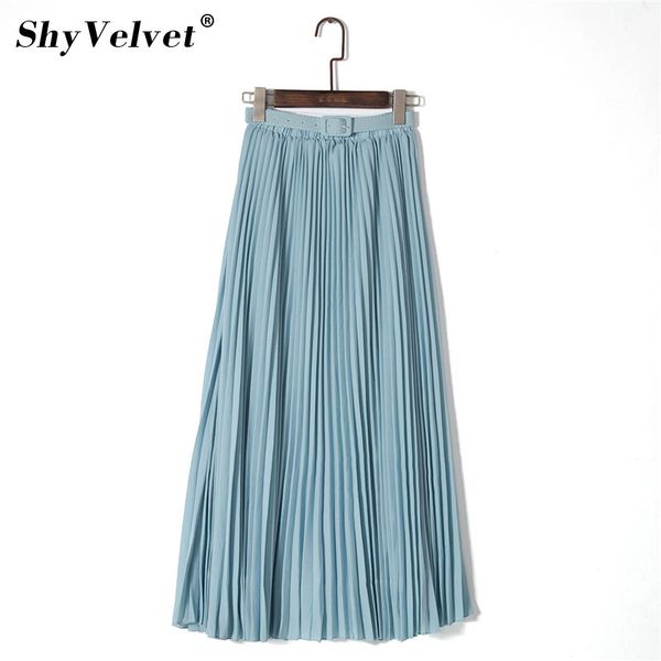 elegant women long skirt bohemian high waist chiffon skirt with belt beach pleated skirts solid tulle maxi saias pink blue khaki, Black
elegant women long skirt bohemian high waist chiffon skirt with belt beach pleated skirts solid tulle maxi saias pink blue khaki, Black