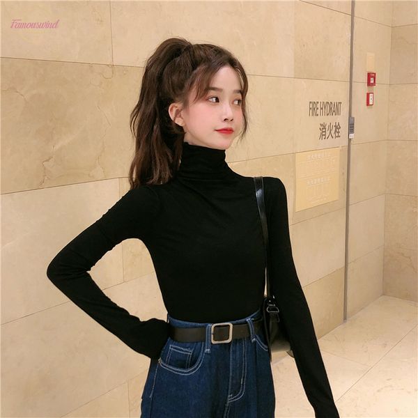 15 colors women turtleneck long sleeve bottoming soft t shirts tee girls solid slim basic undershirts polyester tees t shirts female, White
15 colors women turtleneck long sleeve bottoming soft t shirts tee girls solid slim basic undershirts polyester tees t shirts female, White