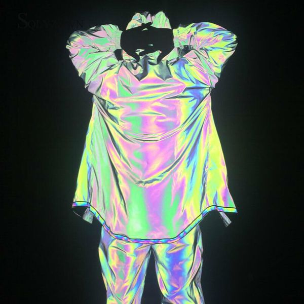 mens fall winter rainbow colorful reflective long trench jacket gothic oversize hooded coat fashion harajuku loose windbreaker, Tan;black
mens fall winter rainbow colorful reflective long trench jacket gothic oversize hooded coat fashion harajuku loose windbreaker, Tan;black