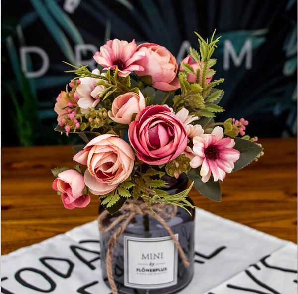 rose artificial flower 12 heads bouquet flower for wedding home birthday party decoration fake flower fall indoor flowers decoration gifts
rose artificial flower 12 heads bouquet flower for wedding home birthday party decoration fake flower fall indoor flowers decoration gifts