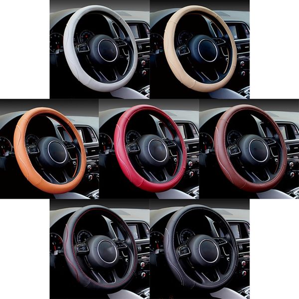 car steering wheel cover breathable anti slip pu leather steering covers for 38cm wheel interior accessories
car steering wheel cover breathable anti slip pu leather steering covers for 38cm wheel interior accessories