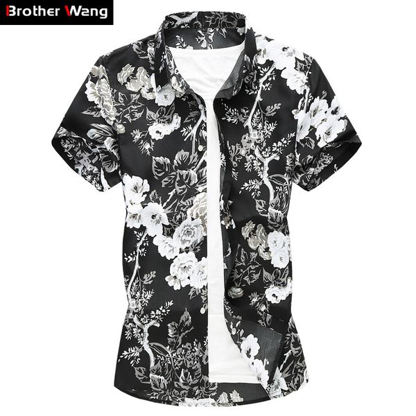 summer men's hawaiian shirt 2019 new loose large size 5xl 6xl short shirt floral casual short-sleeved shir brand clothes, White;black
summer men's hawaiian shirt 2019 new loose large size 5xl 6xl short shirt floral casual short-sleeved shir brand clothes, White;black