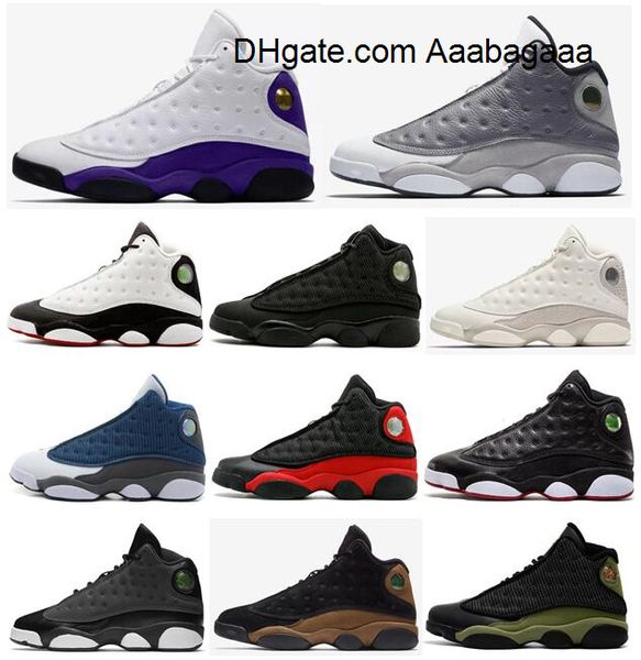 new 13 13s lakers rivals atmosphere grey phantom black cat men women basketball shoes flint bred olive sneakers with box
new 13 13s lakers rivals atmosphere grey phantom black cat men women basketball shoes flint bred olive sneakers with box