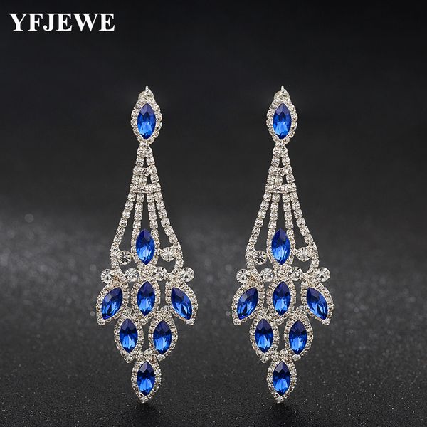 yfjewe 328 anniversary bling bling multicolor water drop wedding party fine jewelry women long dangle earrings e558, Silver
yfjewe 328 anniversary bling bling multicolor water drop wedding party fine jewelry women long dangle earrings e558, Silver