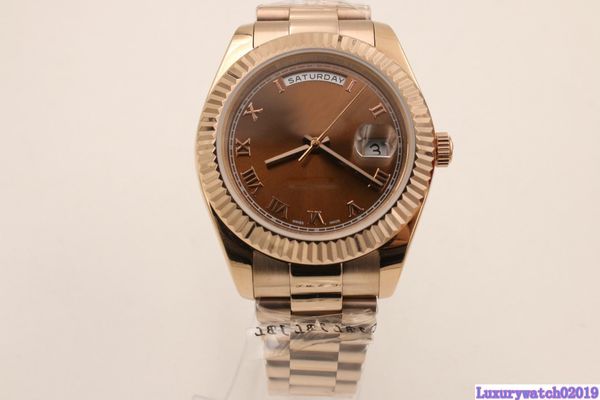 sell luxury watches men 41mm size brown face stainless steel strap watch day date president, Slivery;brown
sell luxury watches men 41mm size brown face stainless steel strap watch day date president, Slivery;brown