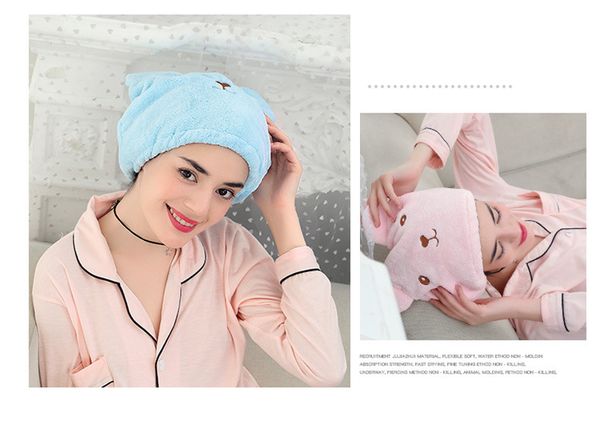 cartoon shower caps for magic quick dry hair microfiber towel drying turban wrap hat caps spa bathing caps
cartoon shower caps for magic quick dry hair microfiber towel drying turban wrap hat caps spa bathing caps
