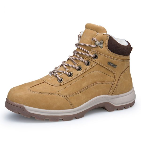 men boots designer mens shoes winter boots waterproof men snow lace up ankle warm winter shoes male, Black
men boots designer mens shoes winter boots waterproof men snow lace up ankle warm winter shoes male, Black