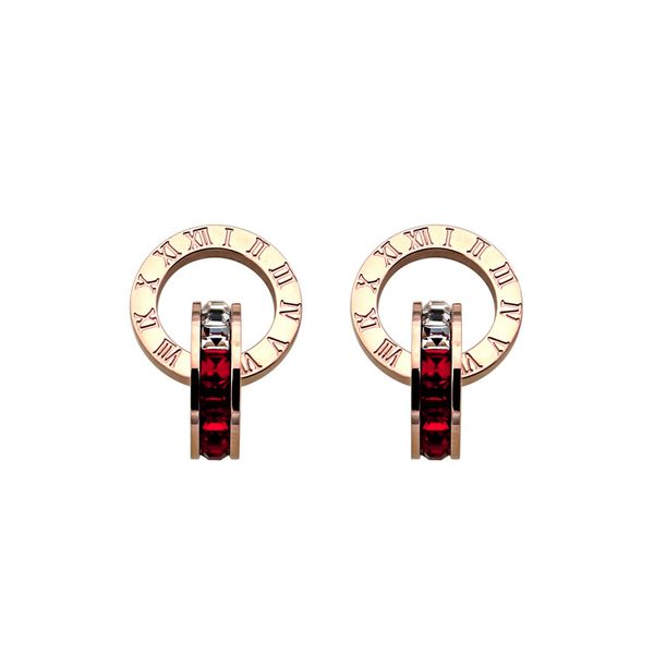 roman numeral double circle pink white crystal earrings hoop earrings for women jewelry classic, Golden;silver
roman numeral double circle pink white crystal earrings hoop earrings for women jewelry classic, Golden;silver