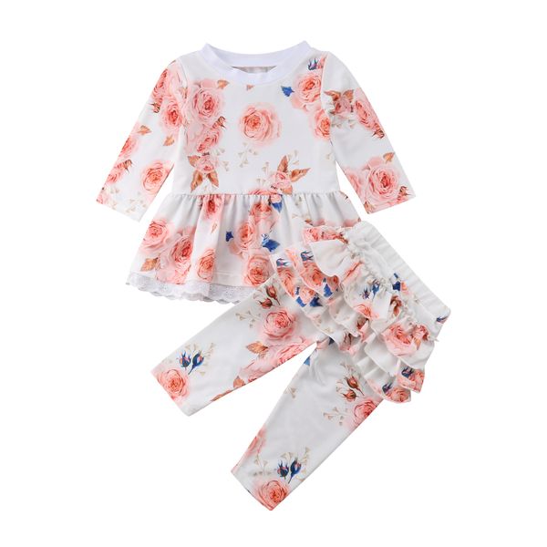 0-24m cute newborn baby girl floral clothes long sleeve lace mini dress +ruffles long pant legging 2pcs outfit clothing set, White
0-24m cute newborn baby girl floral clothes long sleeve lace mini dress +ruffles long pant legging 2pcs outfit clothing set, White