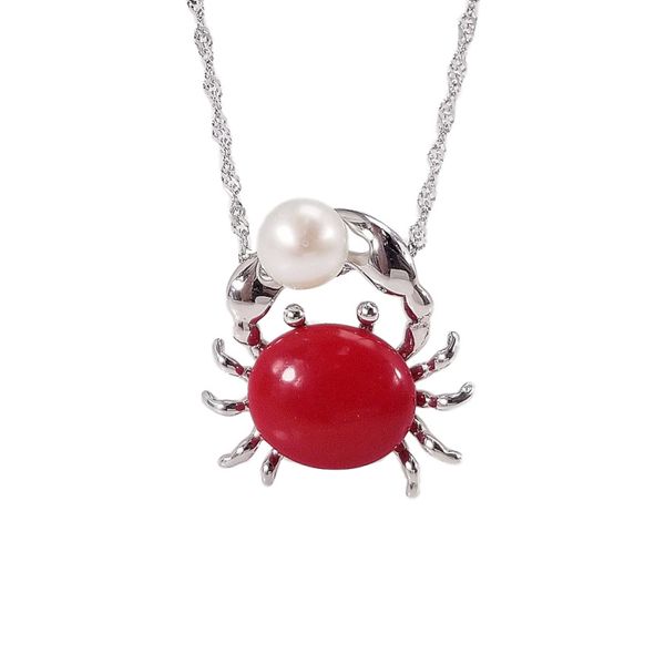 factory wholesale cute crab s925 pure silver pearl pendant mount female fashion simple diy empty bracket accessories silver jewelry, Slivery;crystal
factory wholesale cute crab s925 pure silver pearl pendant mount female fashion simple diy empty bracket accessories silver jewelry, Slivery;crystal