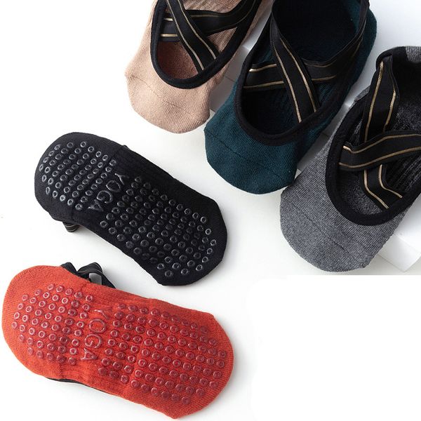 new women backless bandage yoga socks ladies breathable anti slip ballet dance pilates socks female cotton sock slippers, Black
new women backless bandage yoga socks ladies breathable anti slip ballet dance pilates socks female cotton sock slippers, Black