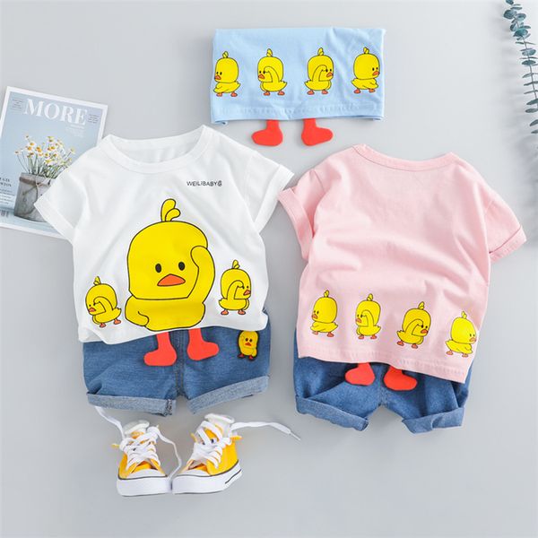 3 colors kids clothes outfits toddler baby kids cartoon duck t-shirt +denim shorts pants 2 pcs set kids designer clothes dhl jy386, White
3 colors kids clothes outfits toddler baby kids cartoon duck t-shirt +denim shorts pants 2 pcs set kids designer clothes dhl jy386, White