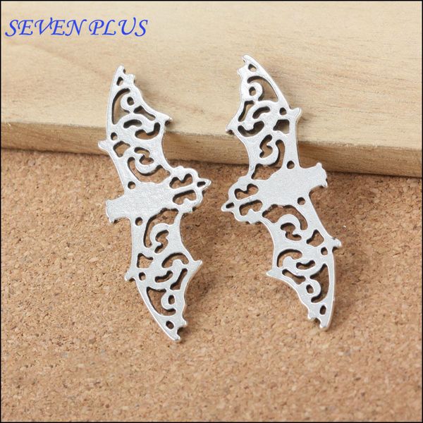 15 pieces/lot 19mm*56mm antique silver plated diy charm hollow out bat charms for jewelry making jewelry making wholesale, Bronze;silver
15 pieces/lot 19mm*56mm antique silver plated diy charm hollow out bat charms for jewelry making jewelry making wholesale, Bronze;silver