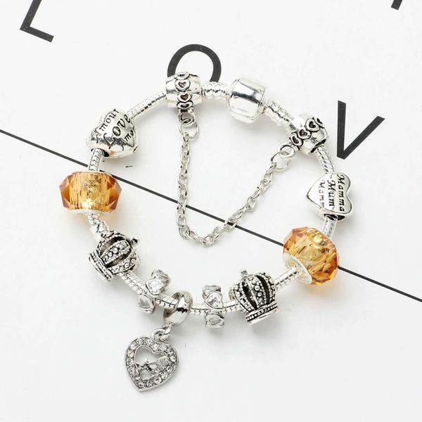 wholesale-1cm charm mom beads 925 silver bracelets heart pendant for mother's day as a gift diy jewelry accessories with gift box, Golden;silver
wholesale-1cm charm mom beads 925 silver bracelets heart pendant for mother's day as a gift diy jewelry accessories with gift box, Golden;silver