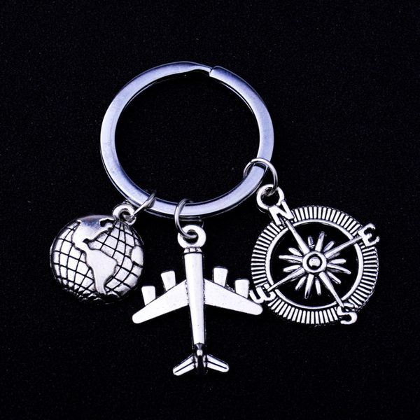 12pc wholesale compass love travel keyring earth airplane keychain holder women men gift friendship traveler wanderlust key ring, Silver
12pc wholesale compass love travel keyring earth airplane keychain holder women men gift friendship traveler wanderlust key ring, Silver