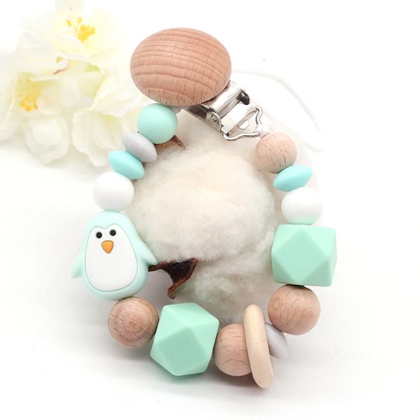 baby silicone penguin pacifier clips pacifier chain silicone bead wooden bracket to placate baby dummy clip and bottle chain
baby silicone penguin pacifier clips pacifier chain silicone bead wooden bracket to placate baby dummy clip and bottle chain