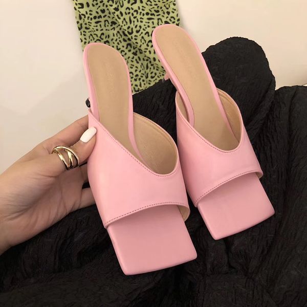 ladies women slippers open toe slides thin mid heels slip on roman style shallow slippers mules shoes pink shoes size 35-39, Black
ladies women slippers open toe slides thin mid heels slip on roman style shallow slippers mules shoes pink shoes size 35-39, Black