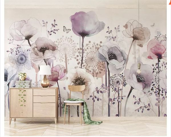 eco-friendly silky papel de parede 3d wallpaper watercolor hand-painted style lilac flowers beautiful tv background
eco-friendly silky papel de parede 3d wallpaper watercolor hand-painted style lilac flowers beautiful tv background