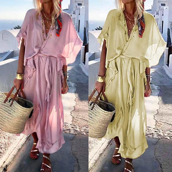 dresses women plus size summer 2019 boho v-neck floral print long maxi dress robe female vintage sleeveless long dress vestido, Black;gray
dresses women plus size summer 2019 boho v-neck floral print long maxi dress robe female vintage sleeveless long dress vestido, Black;gray
