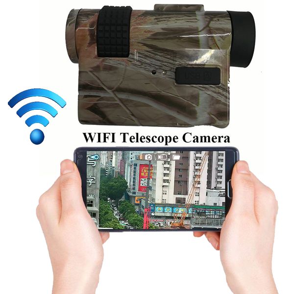 720p wifi hd digital telescope camera with 10x25 monoculars & max 32gb tf card for video recording app remote monitoring, Camouflage
720p wifi hd digital telescope camera with 10x25 monoculars & max 32gb tf card for video recording app remote monitoring, Camouflage