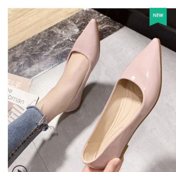 2019 women's shoes in spring and autumn with new style flat bottom pointed end @263, Black
2019 women's shoes in spring and autumn with new style flat bottom pointed end @263, Black