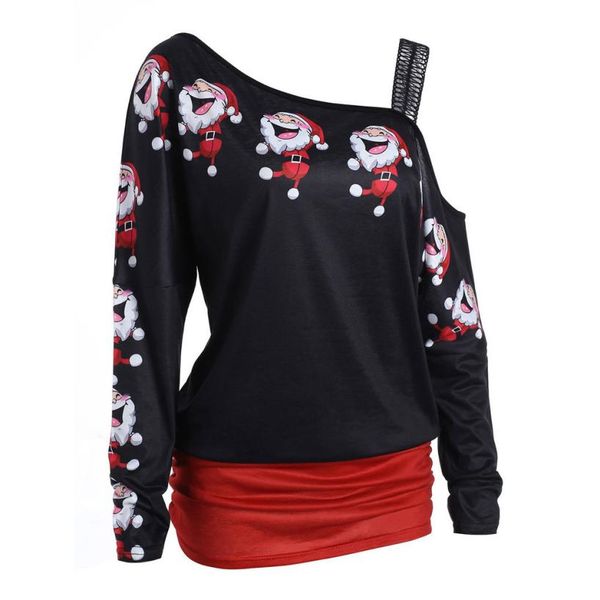 womens christmas print long sleeve off shoulder long blouse shirt women autumn winter blouse 2018 c30816, White
womens christmas print long sleeve off shoulder long blouse shirt women autumn winter blouse 2018 c30816, White
