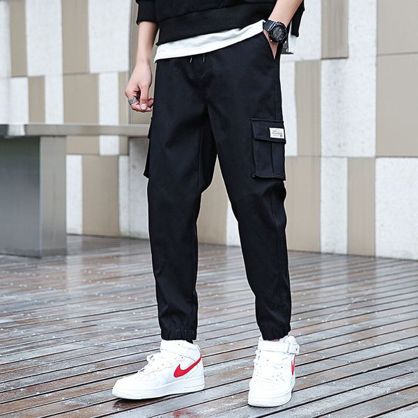 men's pants 2021 classic fashionhip hop joggers men black harem multi-pocket ribbons man sweatpants streetwear casual mens m-4xl
men's pants 2021 classic fashionhip hop joggers men black harem multi-pocket ribbons man sweatpants streetwear casual mens m-4xl