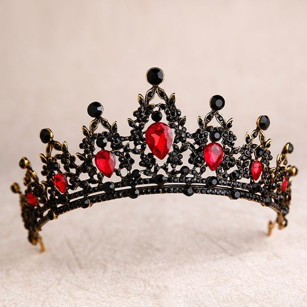 baroque black red green crystal heart bridal tiaras crown rhinestone diadem pageant veil tiara headband wedding hair accessories, Golden;white
baroque black red green crystal heart bridal tiaras crown rhinestone diadem pageant veil tiara headband wedding hair accessories, Golden;white