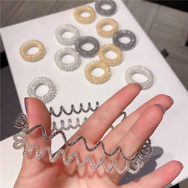 fashion girls transparent hair rope hair accessories cute sweet kids girls band headband rubber band elastic bands, Slivery;white
fashion girls transparent hair rope hair accessories cute sweet kids girls band headband rubber band elastic bands, Slivery;white