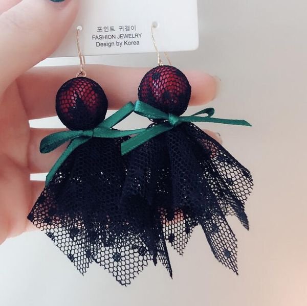 jewelry bowknot lace earrings candy shape red balls charm earrings for women simple fashion, Golden
jewelry bowknot lace earrings candy shape red balls charm earrings for women simple fashion, Golden