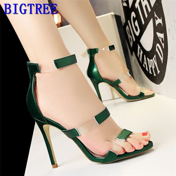 new women's sandals open toe transparent pu sandals fashion back zipper high heels shoes cut-outs summer sandals woman, Black
new women's sandals open toe transparent pu sandals fashion back zipper high heels shoes cut-outs summer sandals woman, Black