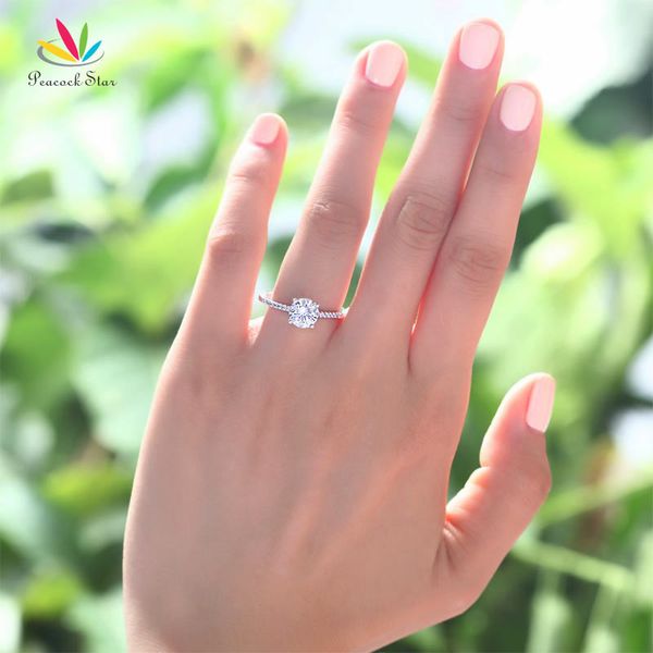 peacock star 1.2 carat solid 925 sterling silver engagement ring wedding anniversary jewelry cfr8030, Slivery;golden
peacock star 1.2 carat solid 925 sterling silver engagement ring wedding anniversary jewelry cfr8030, Slivery;golden