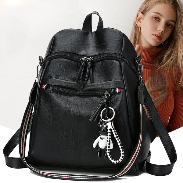 2020 fashion casual cool pu soft leather traveling bag bag women's backpack leather backpack back pack
2020 fashion casual cool pu soft leather traveling bag bag women's backpack leather backpack back pack
