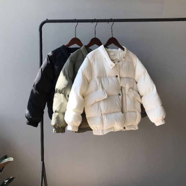2019 autumn winter fashion chic thick down jacket women stand collar warm casual loose cotton padded short parka coat female, Black
2019 autumn winter fashion chic thick down jacket women stand collar warm casual loose cotton padded short parka coat female, Black