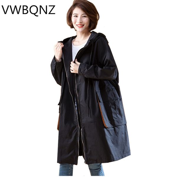 oversized women hooded trench coats korean loose black long coat solid color casual female windbreaker 2019 spring autumn new, Tan;black
oversized women hooded trench coats korean loose black long coat solid color casual female windbreaker 2019 spring autumn new, Tan;black