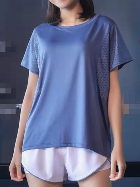 2020 sports mesh splicing hollow yoga bat sleeve t-shirt fitness suit quick drying women's loose blouse, Black;blue
2020 sports mesh splicing hollow yoga bat sleeve t-shirt fitness suit quick drying women's loose blouse, Black;blue